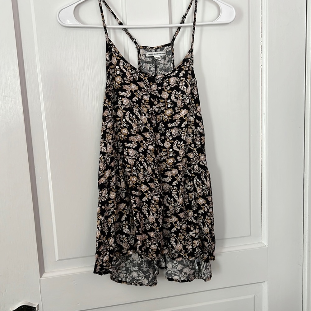 American Eagle Floral Tank Top